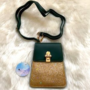 Beautiful sparkly mini handbag.